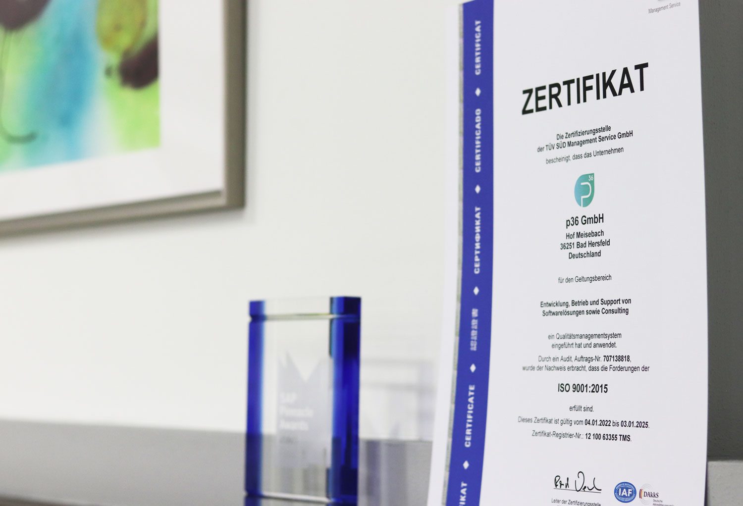 TÜV Certificate
